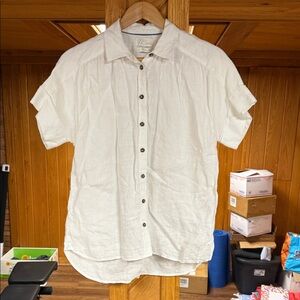 J. Crew White Button Down Shirt